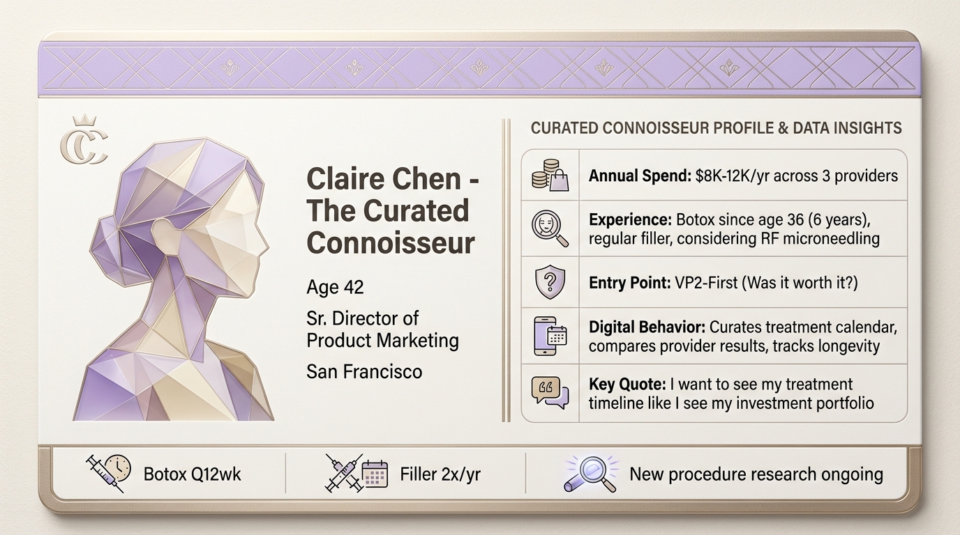 Persona: Claire — The Curated Connoisseur